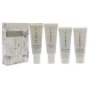 Even Skin Tone Essentials Kit by Cosmedix for Unisex - 4 Pc 0.5oz Purity Clean, 0.5oz Simply Brilliant, 0.5oz Serum 16, 0.5oz Hydrate Plus