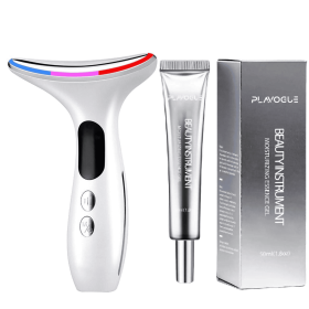 Customized Liquid Crystal Neck Device - White And Gel (Option: Gel)