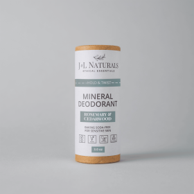 Mineral Deodorant (Scent: Rosemary & Cedarwood)