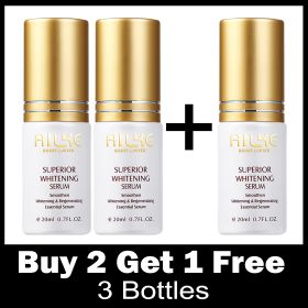 AILKE Super Lightening Face Serum, Moisturizes, Hydration, Removes Hyperpigmentation, Clean Skin With Vitamin C, Fast Results (Color: 3 Bottle Serum)
