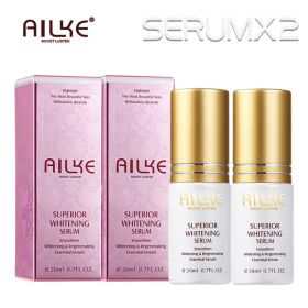 AILKE Superior Whitening Serum, Smoothen Whitening and Regenerating Essential Serum, Fast Result Skin Glowing Face Serum (Color: Pack of  2)