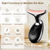 Face Massager Anti-Wrinkle Face Device 3 Modes 45������C Neck Lifting Massagers LED High Frequency Beauty Instrumen EMS Face Massage for Women