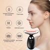 Face Massager Anti-Wrinkle Face Device 3 Modes 45������C Neck Lifting Massagers LED High Frequency Beauty Instrumen EMS Face Massage for Women